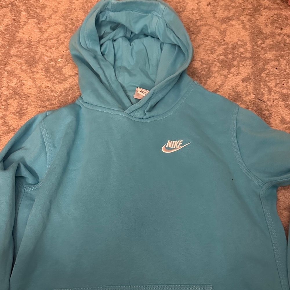 Nike Youth XL hoodie light blue